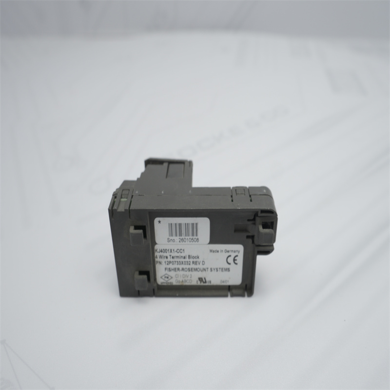 KJ4001X1-CC1 12P0733X032 EMERSON 4 Telli Terminal Bloğu