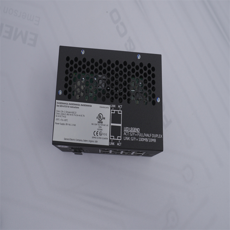 IS420ESWAH3A REV B JD2R2XL GE IONet Ethernet Anahtarı