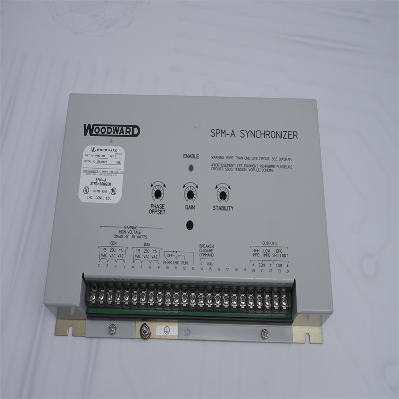 9907-028 WOODWARD SPM-A Senkronizatör Modülü