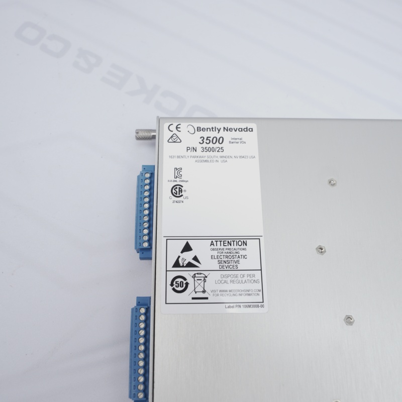 3500/25 135473-01 BENTLY NEVADA Anahtar Fazör I/O Modülü