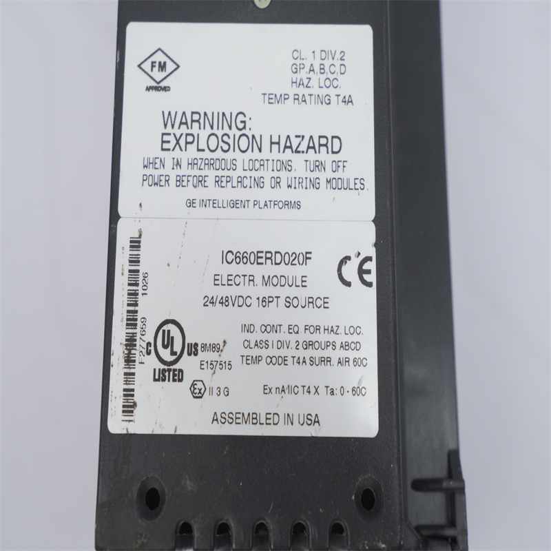 GE IC660BRD020 Analog Blok Elektrik Modülü