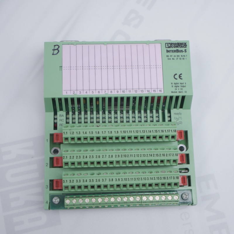 PHOENIX CONTACT INTERBUS-S IBSRT24 DIO16 16-T Dijital Giriş Çıkış Modülü