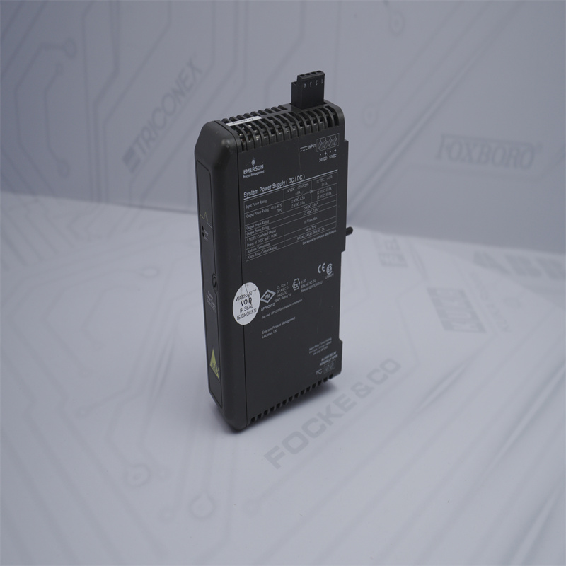 EMERSON KJ1501X1-BVC2 12P2186X042 Sistem Çift DC Güç Kaynağı