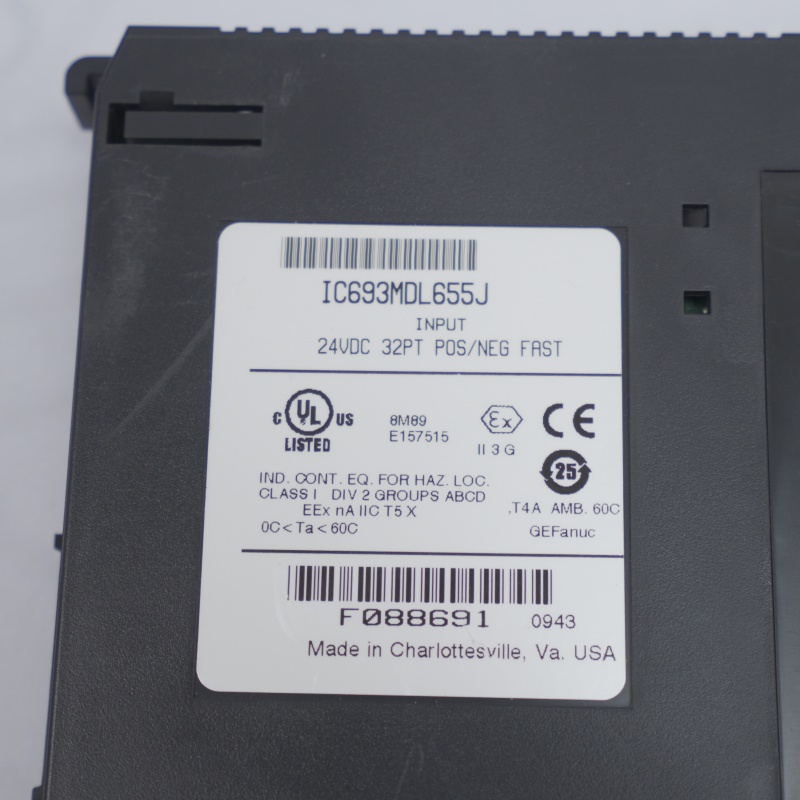 Módulo de entrada lógica positiva e negativa DC GE IC693MDL655J