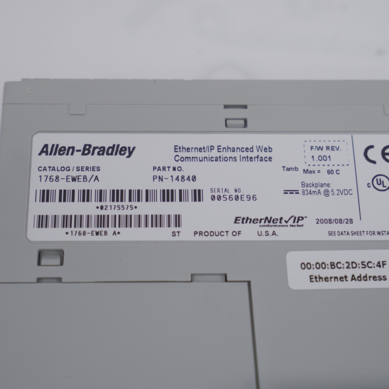 1768-EWEB/A AB Ethernet/IP Gelişmiş Web Sunucu Modülü