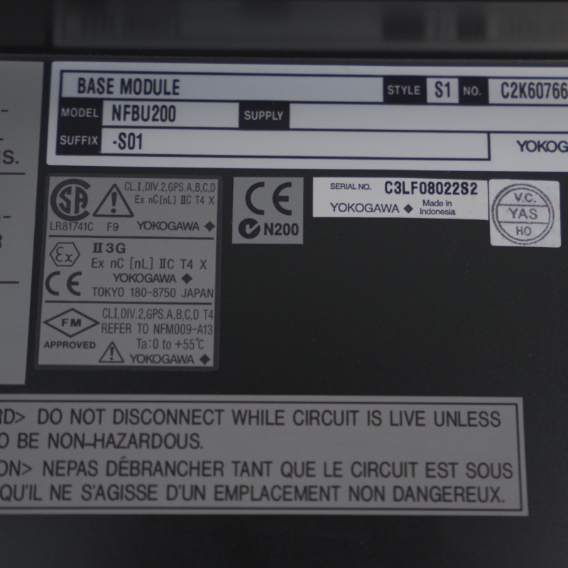 NFBU200-S01 S1 YOKOGAWA Temel Modül