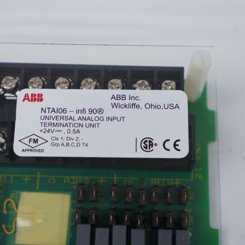 ABB NTAI06 Analog Giriş Sonlandırma Ünitesi