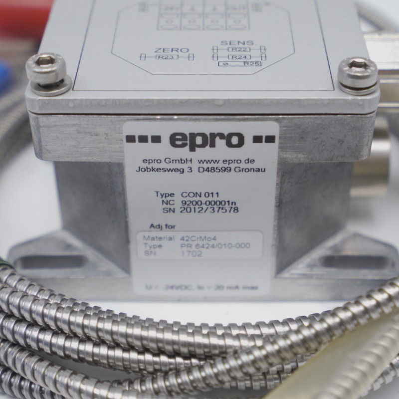 CON011 PR6424/010-000 Emerson Eddy Akım Sensörü