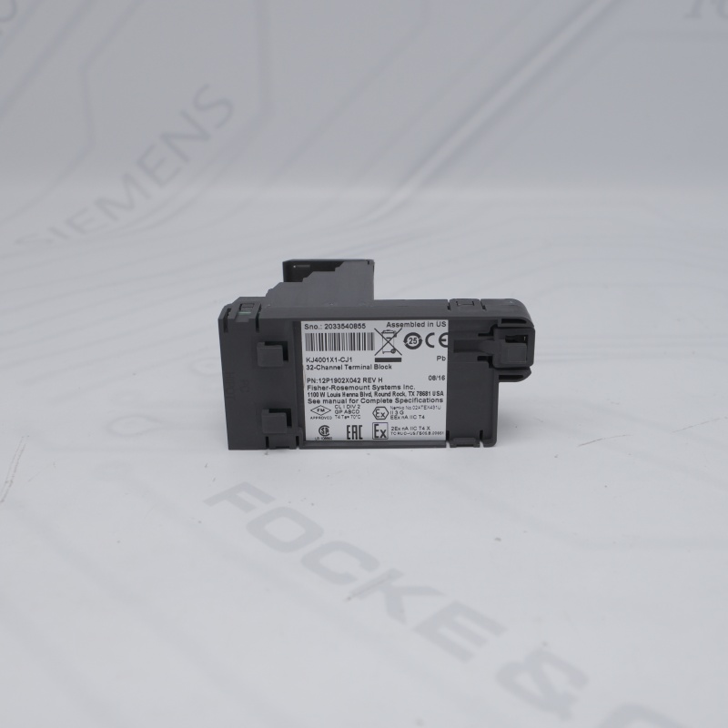Módulo de bloco de terminais Emerson KJ4001X1-CJ1 12P1902X042