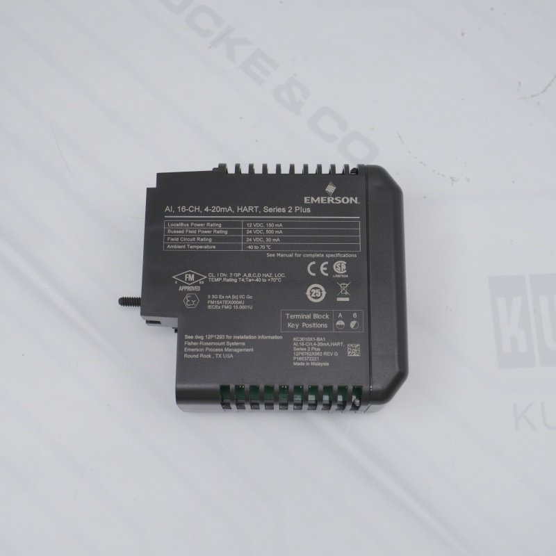 KC3010X1-BA1 12P6762X062 Emerson Analog Giriş Modülü