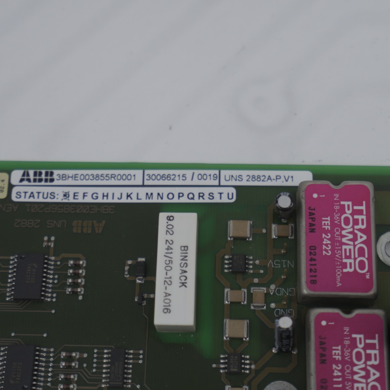3BHE003855R0001 UNS2882A-P V1 ABB Arayüz Kartı