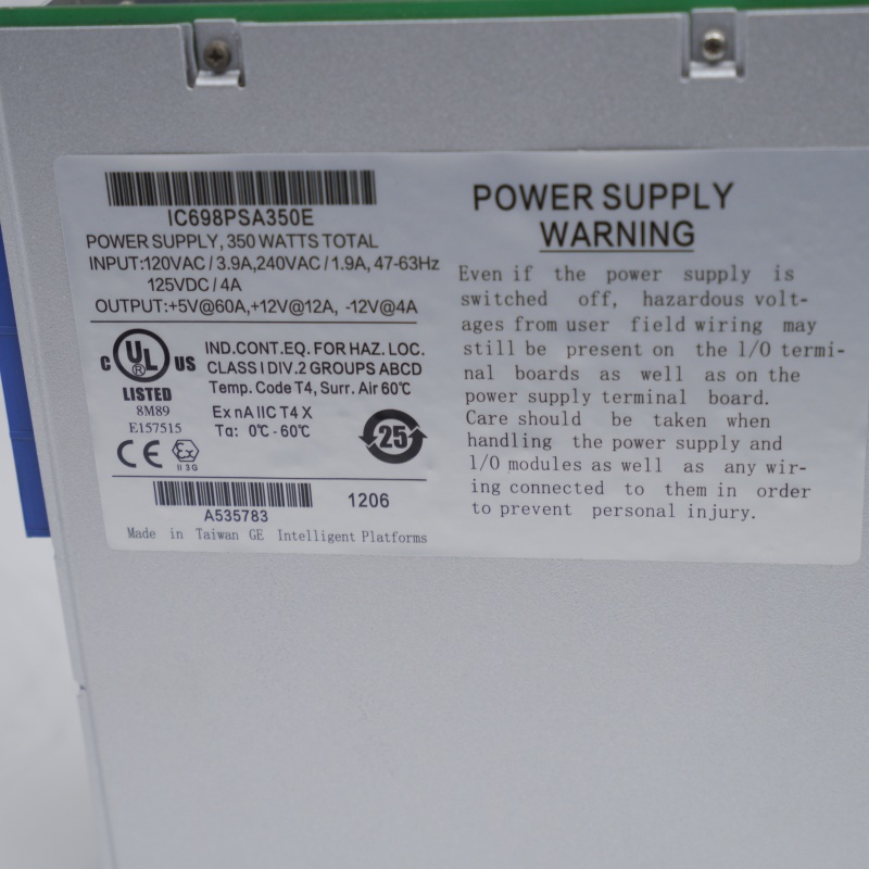 IC698PSA350E GE Güç Kaynağı Modülü