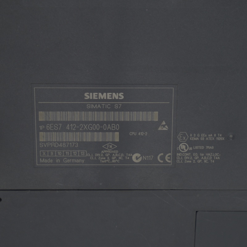 6ES7 412-2XG00-0AB0 SIEMENS Merkezi İşlem Birimi