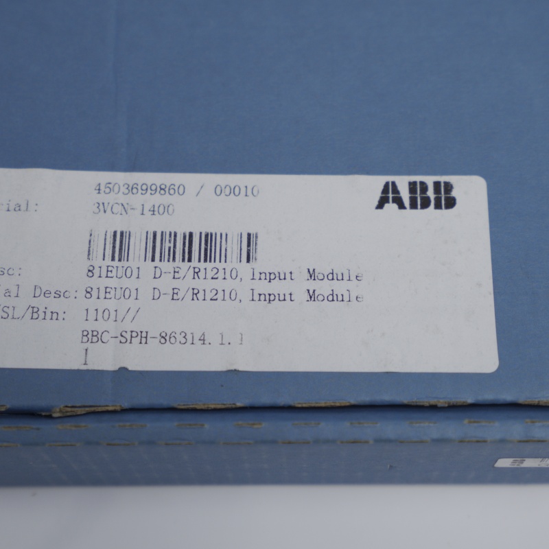 GJR2391500R1210 81EU01H-E Módulo de entrada universal ABB
