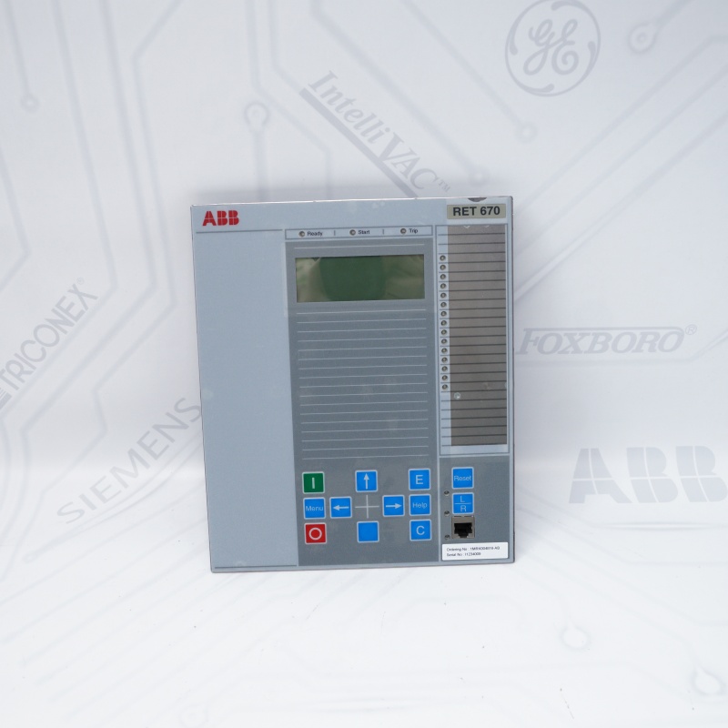 1MRK00008-HB ABB RET670 Display de proteção de distância de linha