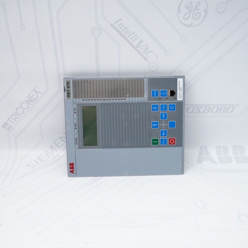 1MRK00008-HB ABB RET670 Display de proteção de distância de linha