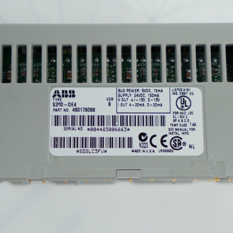 S200-OE4 ABB Analog Çıkış Modülü