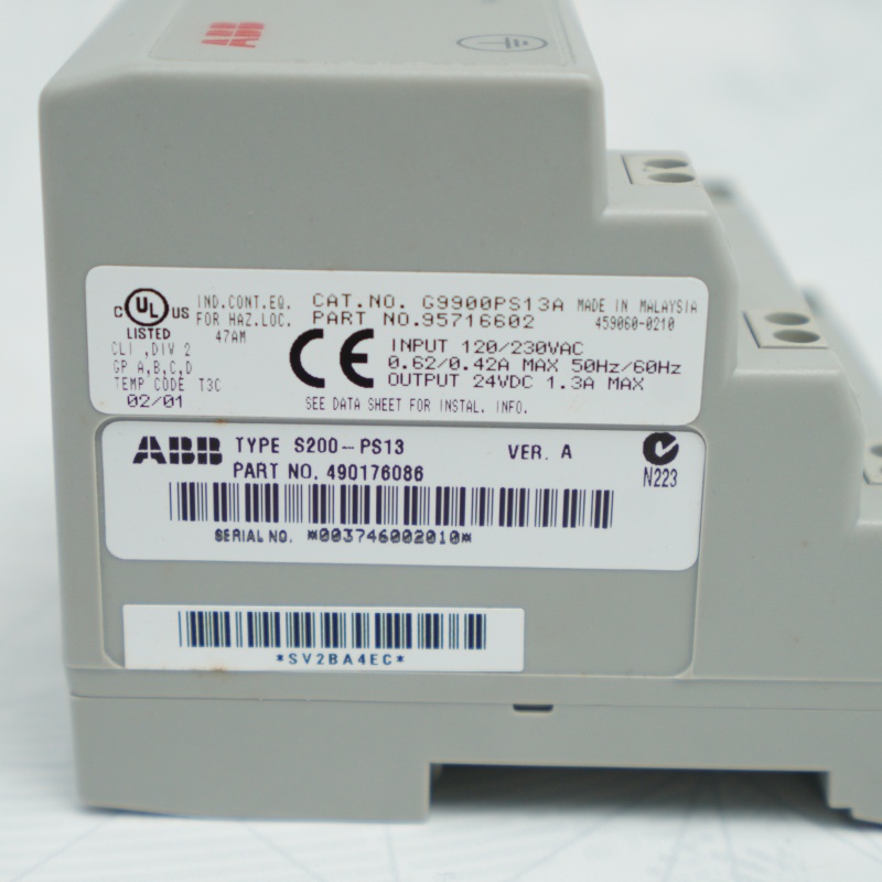 S200-PS13 ABB Güç Kaynağı Modülü