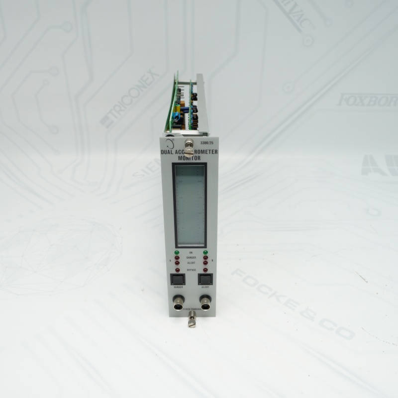 3300/25-XX-15-15-00-00-03-02 Bently Nevada Çift İvmeölçer Monitörü