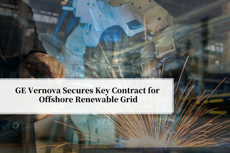 จีอี เวอร์โนวา ได้รับสัญญาสำคัญสำหรับโครงข่ายพลังงานหมุนเวียนนอกชายฝั่ง