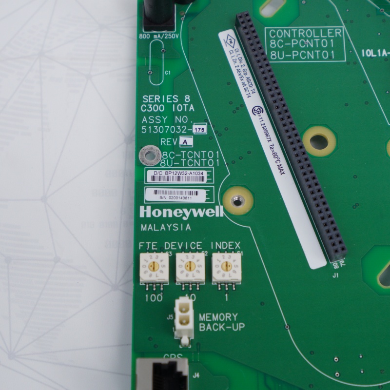 8C-TCNT01 51307032-175 HONEYWELL C300 Kontrolör Giriş Çıkış Modülü