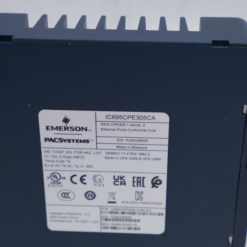 IC695CPE305CA EMERSON RX3i CPE305 Kontrol Cihazı