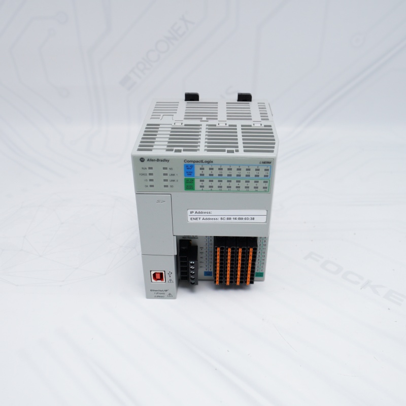 Módulo de processador Ethernet Allen Bradley CompactLogix 5370 L1 1769-L18ERM-BB1B