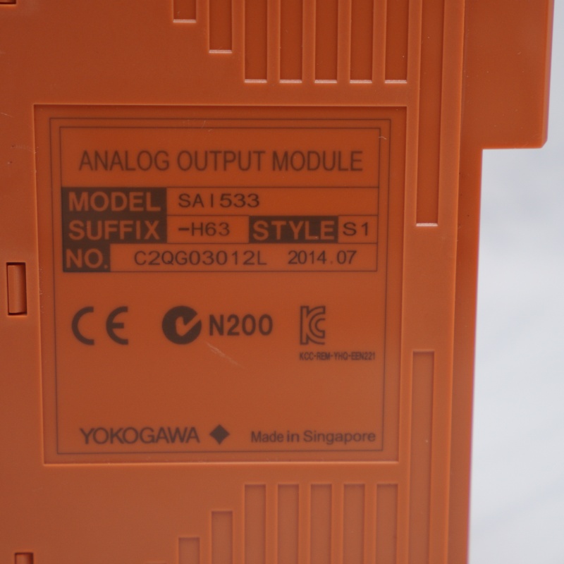 SAI533-H63 S1 YOKOGAWA Analog Çıkış Modülü