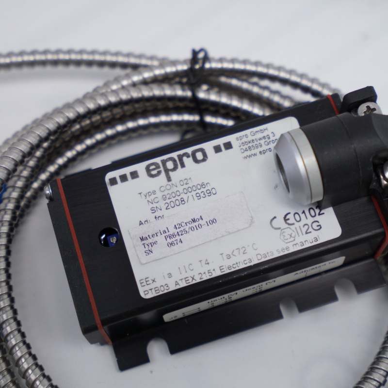 CON021 PR6425/010-100 Emerson 16mm Eddy Akım Sensörü