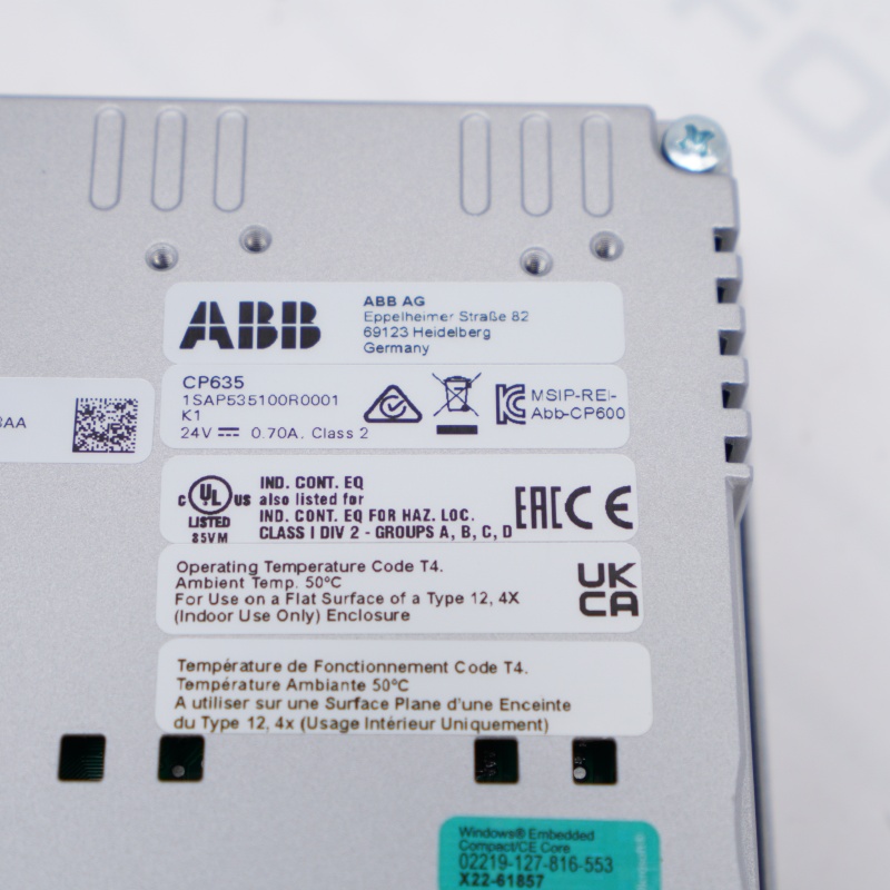 CP635 1SAP535100R0001 ABB Kontrol Paneli