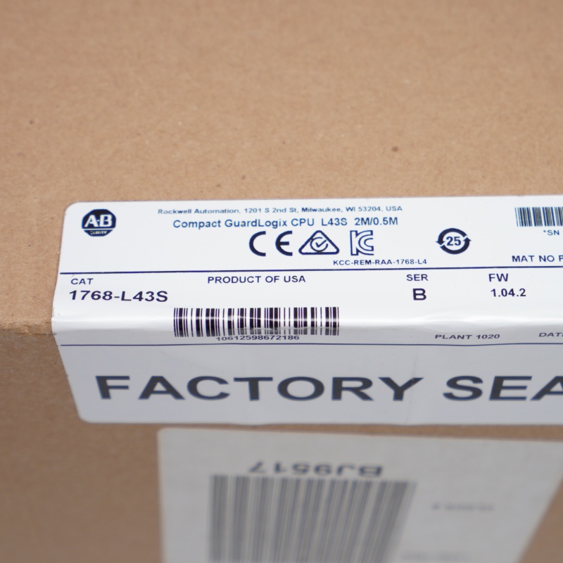 1768-L43S Allen Bradley Kompakt GuardLogix Güvenlik İşlemcisi