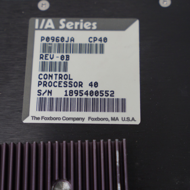 P0960JA CP40 Foxboro Kontrol İşlemci Modülü