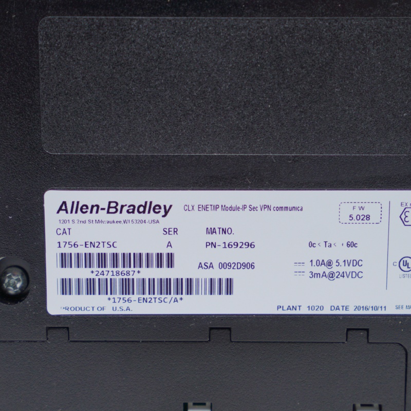 1756-EN2TSC Allen Bradley EtherNet/IP Güvenli İletişim Modülü
