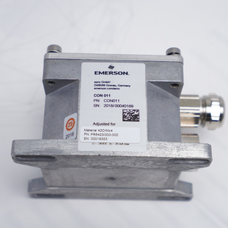 PR6423/000-000 CON011 Emerson Eddy Akım Sensörü