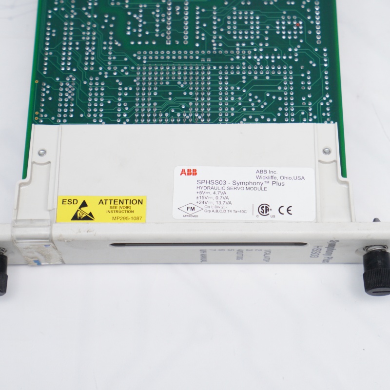 SPHSS03 ABB DCU Hidrolik Servo Modülü