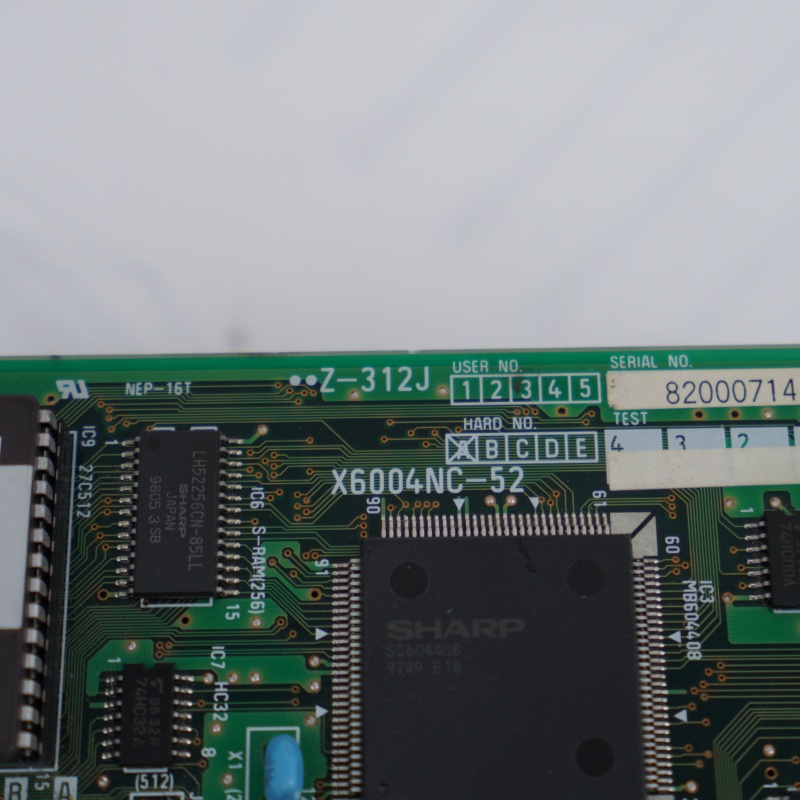 Z-312J FUJI SHARPE CPU Kartı