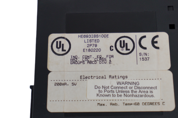 GE HE693IBS100E