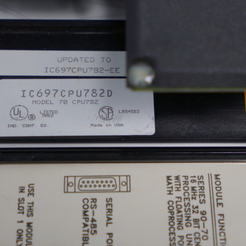 IC697CPU782D GE Programlanabilir Mantık Denetleyicisi