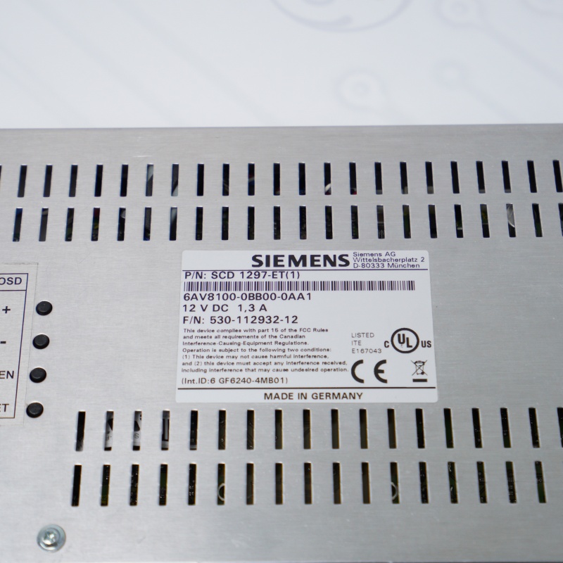 6AV8100-0BB00-0AA1 SIEMENS Dirençli Dokunmatik