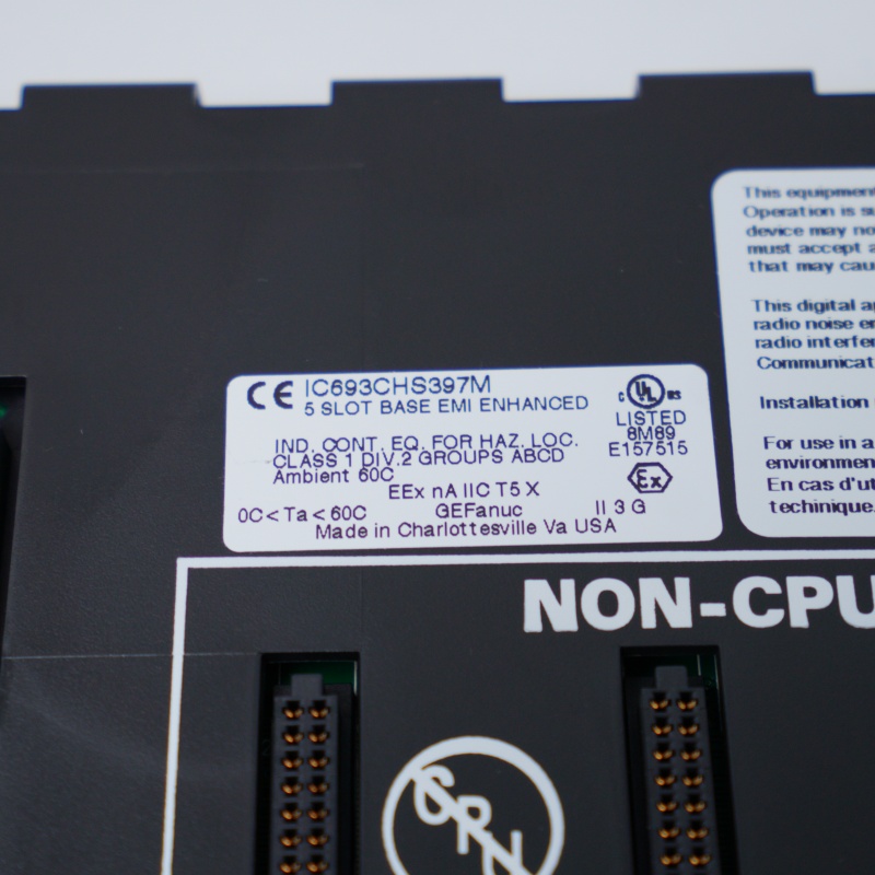 IC693CHS397M GE 5-Yuvalı Modüler CPU Taban Plakası
