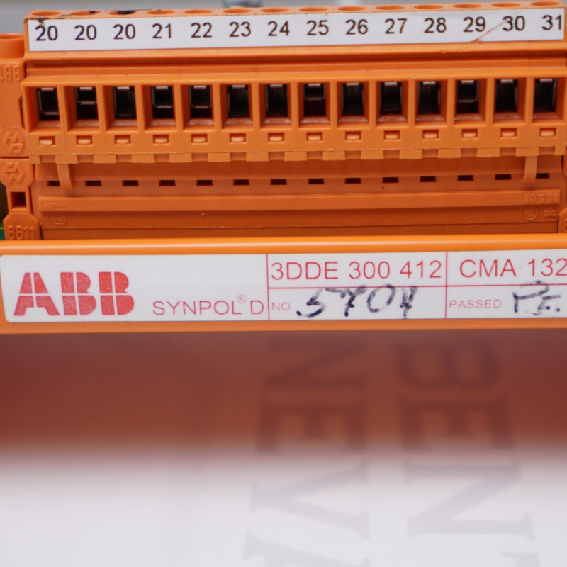 CMA132 3DDE300412 ABB Jeneratör Röle Terminal Kartı