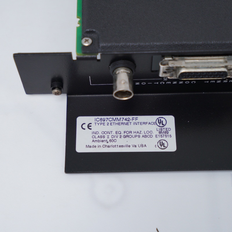 IC697CMM742-FF GE Ethernet Arayüz Modülü