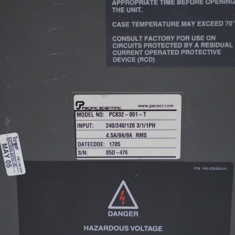 PC832-001-T Pacific Scientific Servo Sürücü