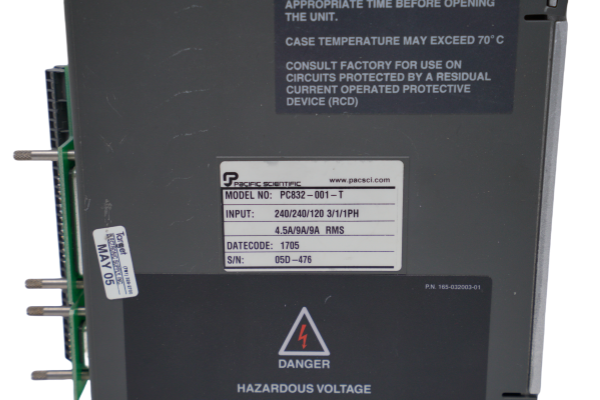 Pacific Scientific PC832-001-T