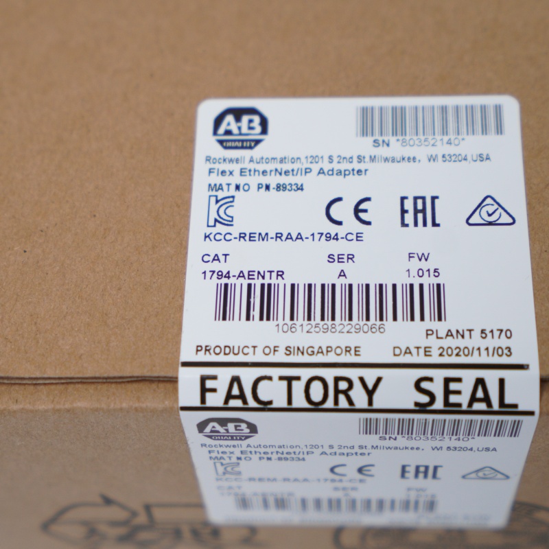 1794-AENTR Allen Bradley Flex IO EtherNet Adaptörü Çift Port