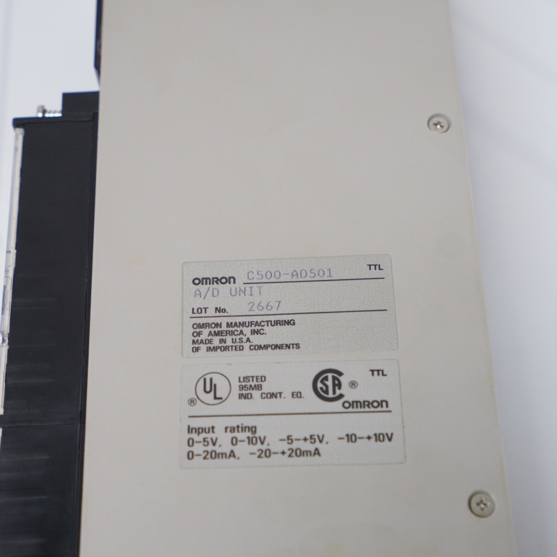 C500-AD501 OMRON Analog G/Ç Üniteleri