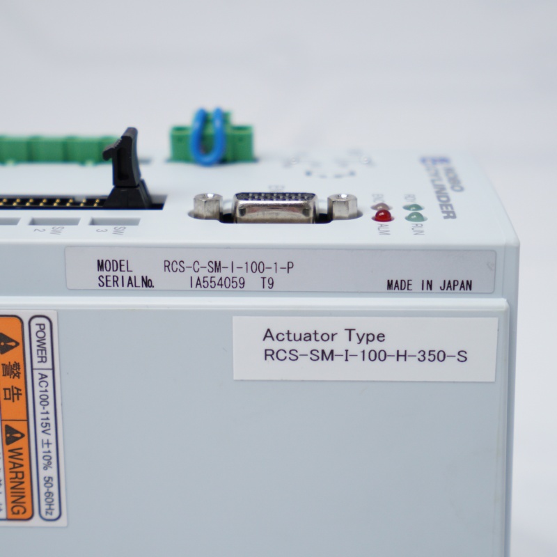RCS-C-SM-I-100-1-P RCS-SM-I-100-H-350-S IAI Servo Kontrolü