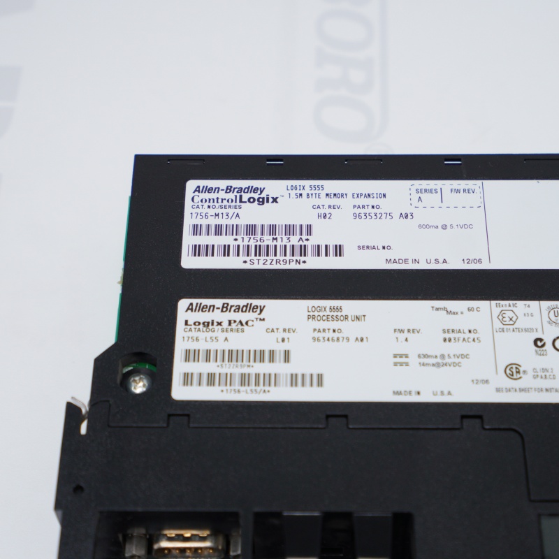 1756-L55M13 Allen Bradley CPU Modülü