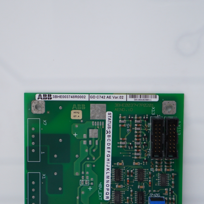 3BHE003748R0002 GD C742 AE VAR.02 ABB Dönüştürücü Sinyal Arayüzü