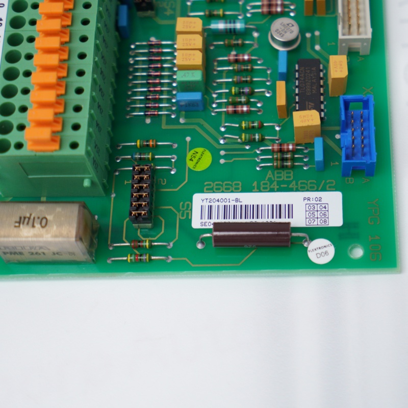 YPG106A YT204001-BL ABB ANALOG GİRİŞ KARTI